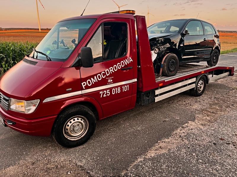 Holowanie mercedesa z automatem