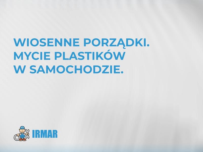 Czyszczenie plastiku w samochodzie